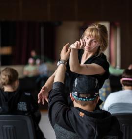 TEATRE PRISTATYTAS NEMATOMAS ŠOKIO SPEKTAKLIS